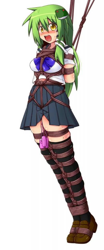  [Pantyhose,Suspension ,Japanese Anime,Strappado Bondage,Crotch rope tie,Pocket Vibrator]