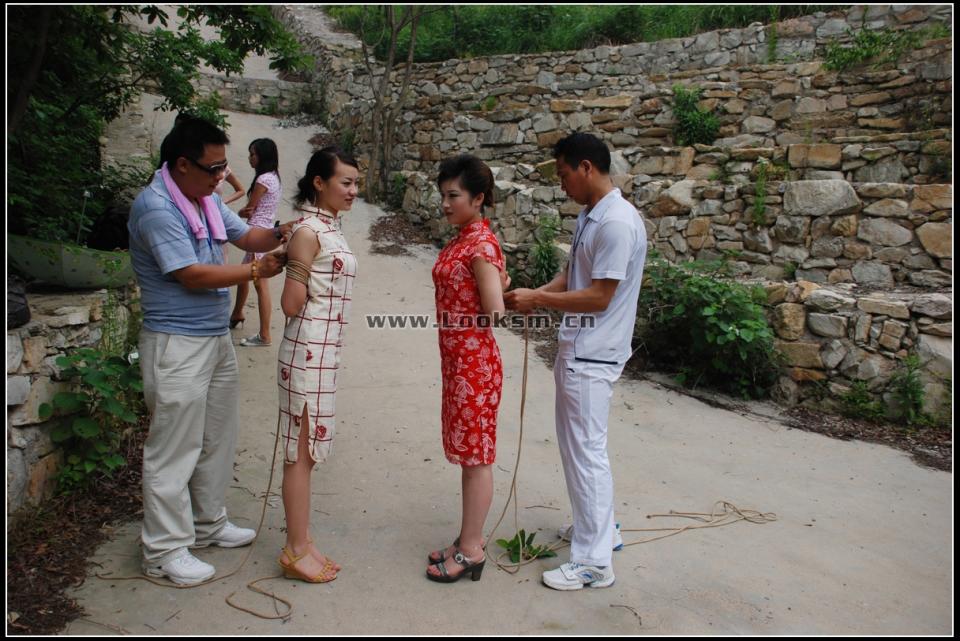 千丝万缕 如嫣 菲菲 后手观音 - 双人后手观音 [民族（旗袍）,后手观音,高跟鞋,中国女孩,如嫣]