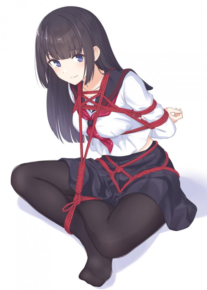 收集的杂图2 [日式反绑,丝袜,学生（水手服）,龟甲缚,胸缚,日本动漫]