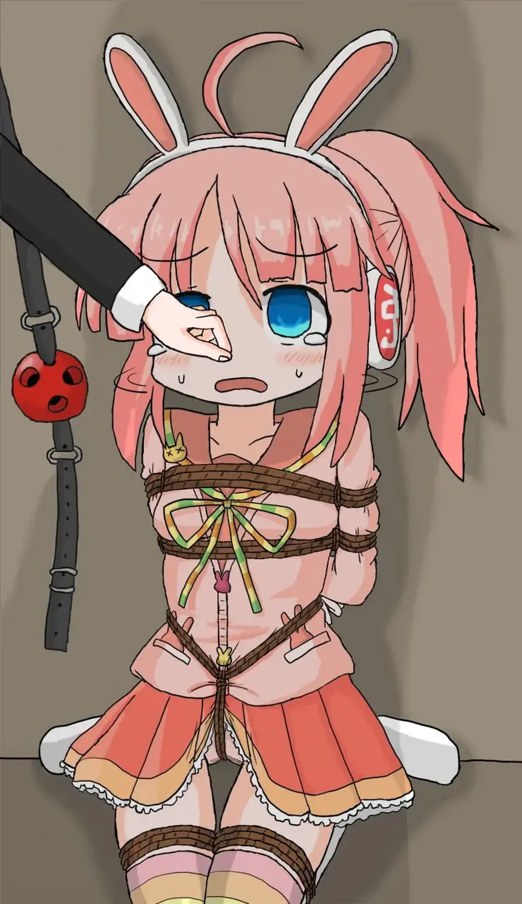  [Gag,Breast bondage,Japanese Anime,Stockings]