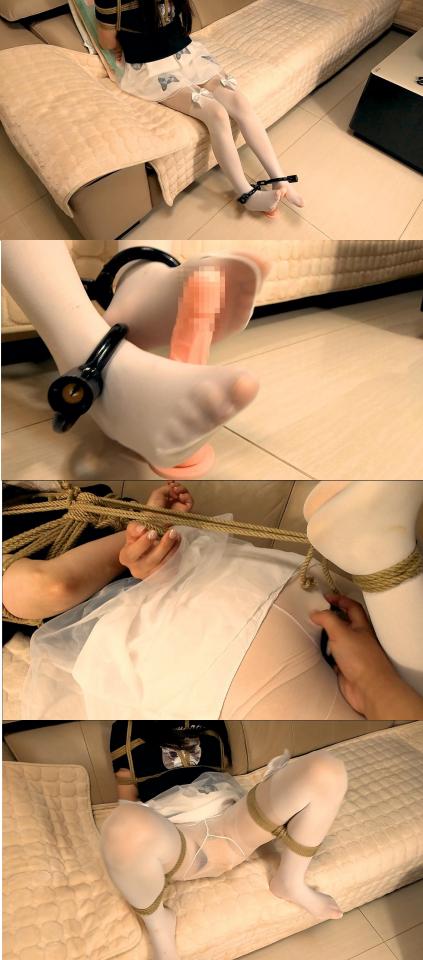 白丝脚镣模拟footjob  驷马假丁丁抽插 M开脚电动木奉插入~  