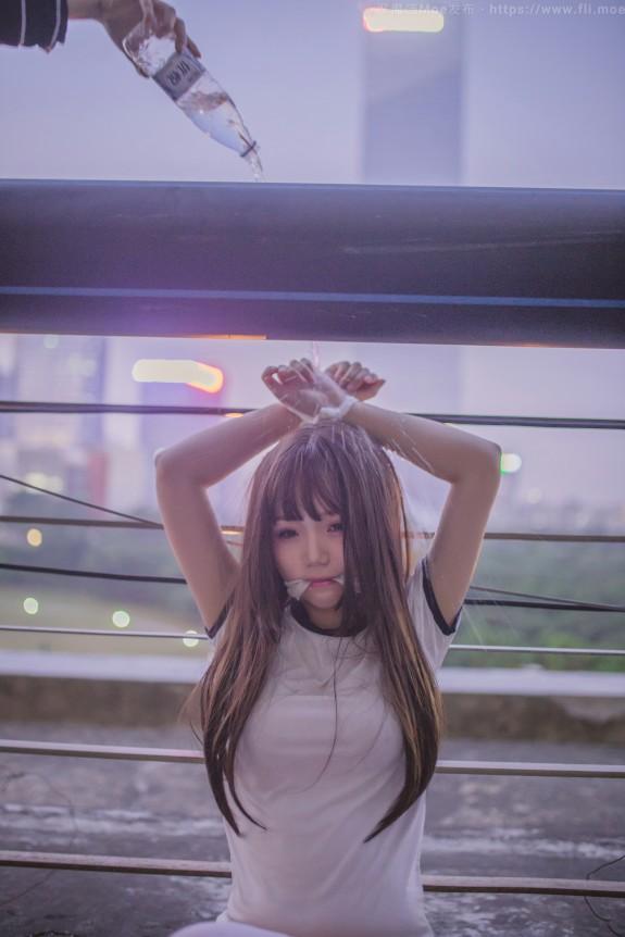  [Japanese sports suit,Gym Suit,White Pantyhose,Chinese Female]