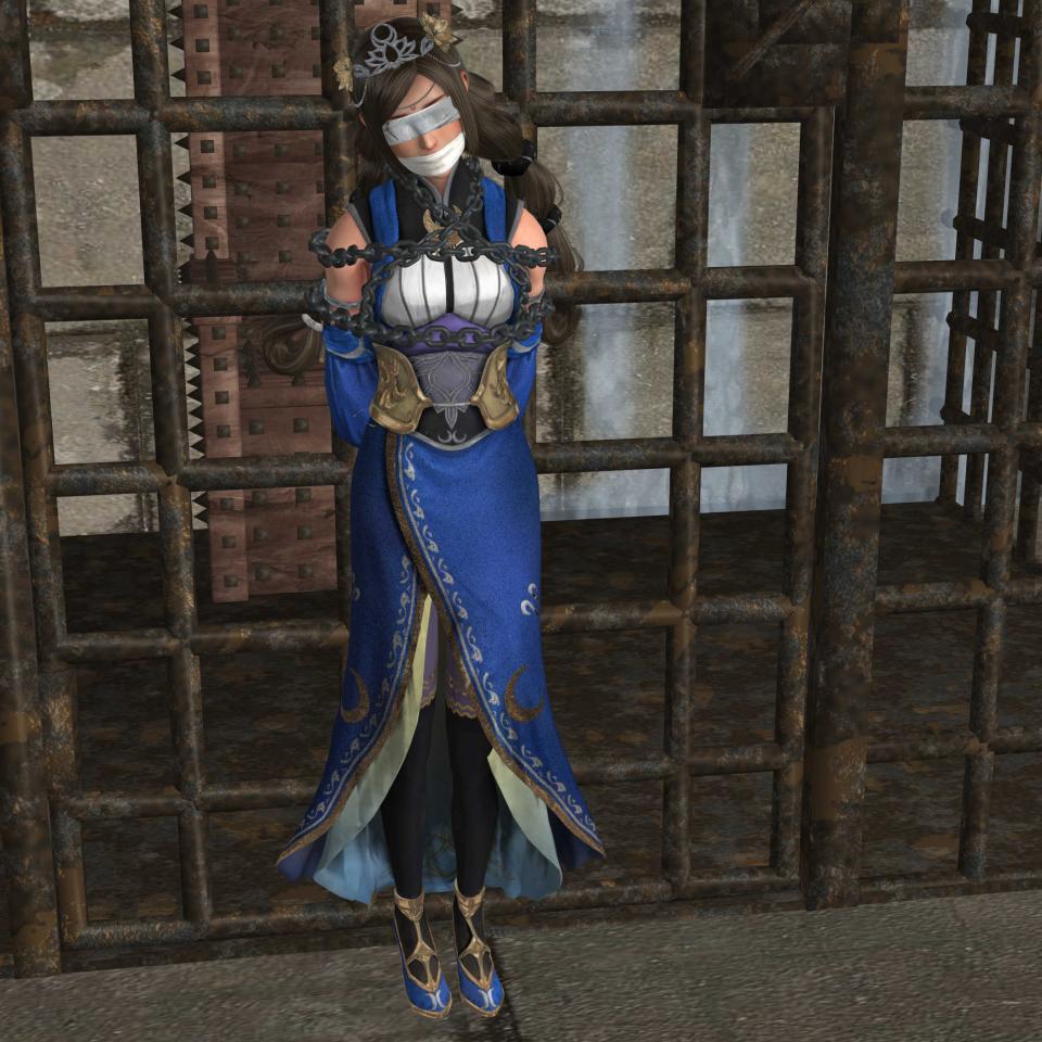  [Chinese wedding dress,Gag,Breast bondage,3D CG,Blindfolded,Chinese Female,Chinese Anime]