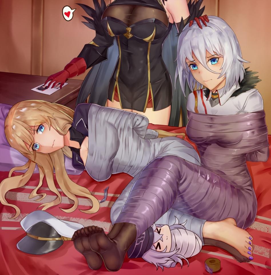  [Pantyhose,Japanese Anime,tape bondage]