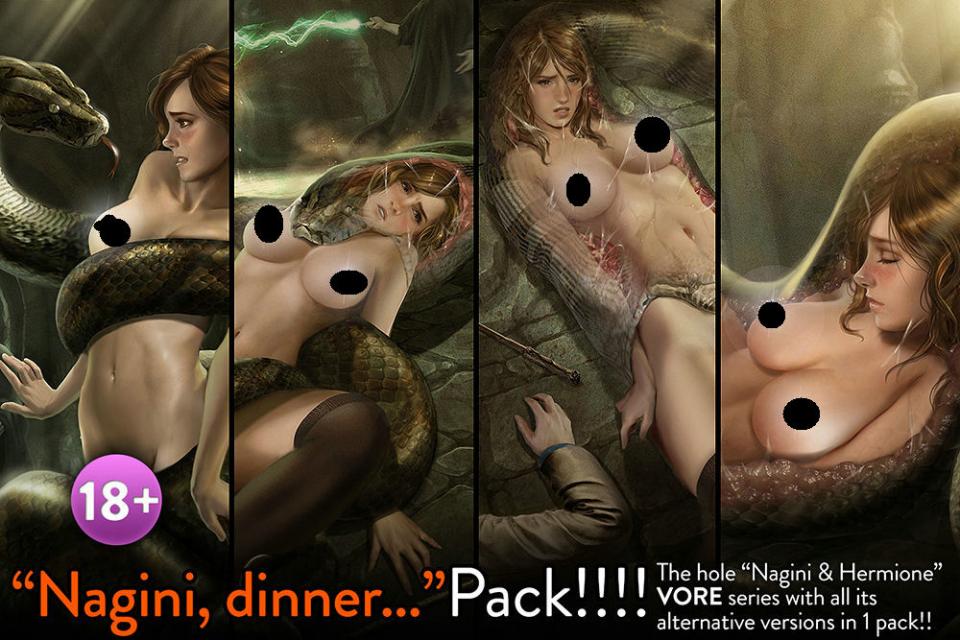 [NinjArtist] nagini dinner pack - 欧美画师 NinjArtist 哈里波特丸呑系列套图