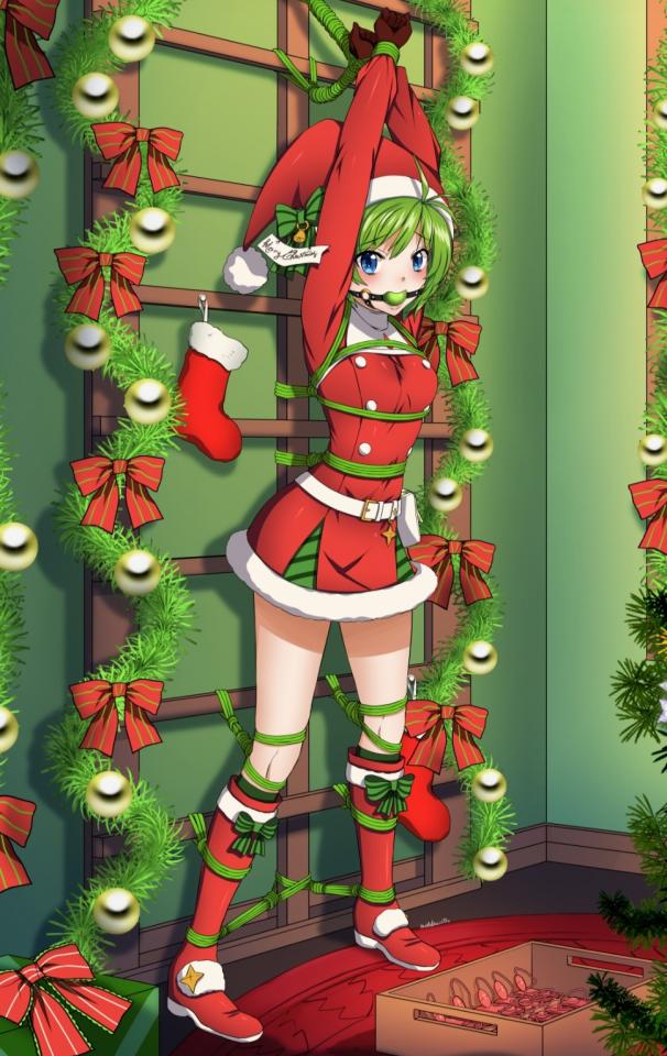 无旧图，都是新的高质量 - 紧缚 [Xmas costume,Gag]