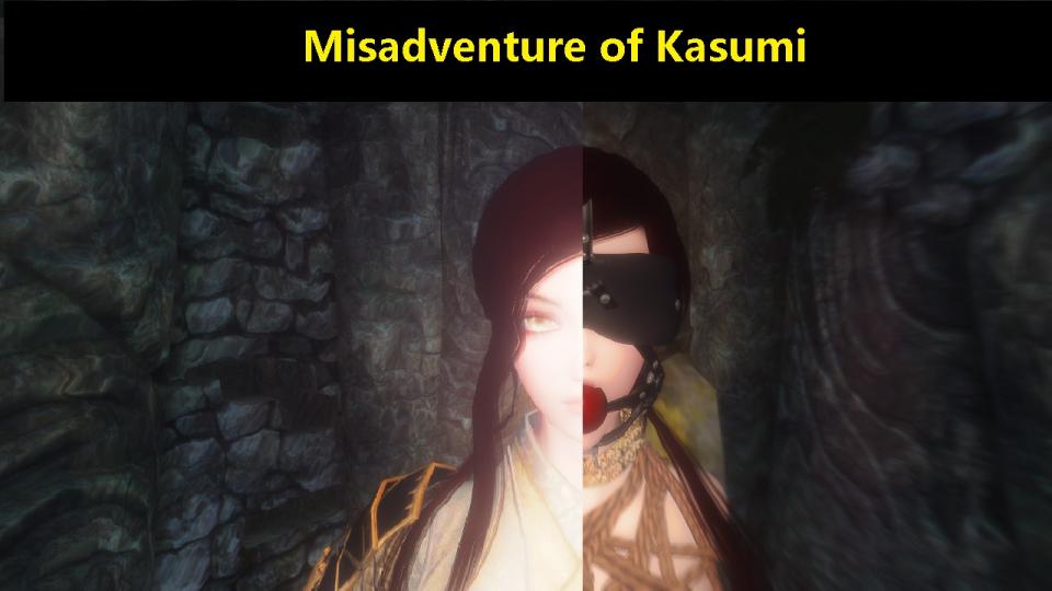[DeviouSky23] [Skyrim/天际] Misadventure of Kasumi - Skyrim Comic [堵嘴,3D画,眼罩/蒙眼]