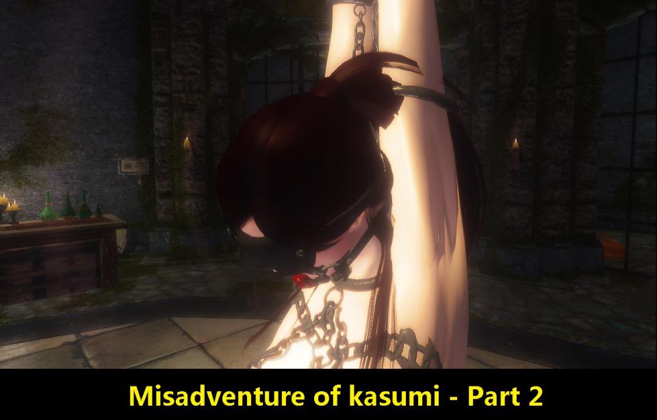  [3D CG,Front hands hang,Blindfolded,Chained up,Dungeon]
