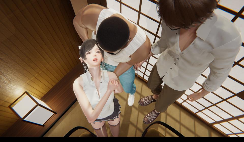 [3D漫画]女仆训练公司1 - 用AI少女进行的一些尝试，小收5币。 另外喜欢天际猎人冰雪女王的朋友们别担心，下一集还在制作中，依然会继续更新的。。