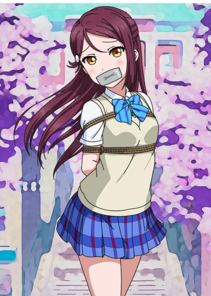  [Boxtie,Gag,Breast bondage,Japanese Anime,England student uniform]