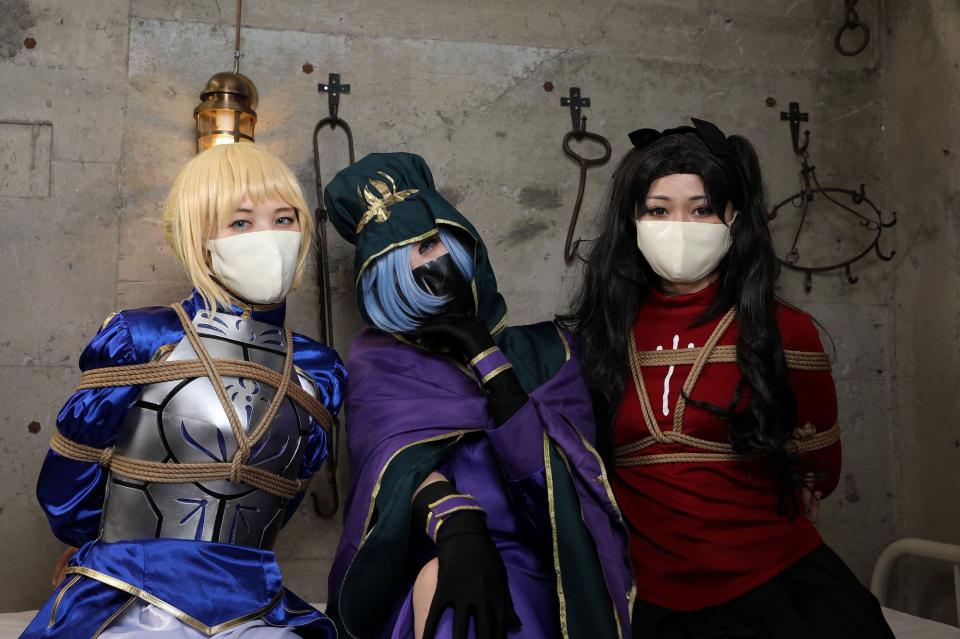  【夢かき屋】_騎士と魔術師1 - fate 远坂凛 亚瑟王 美狄亚 cosplay（图太多了分三部分） [日本美女,吾王Saber,远坂凛]