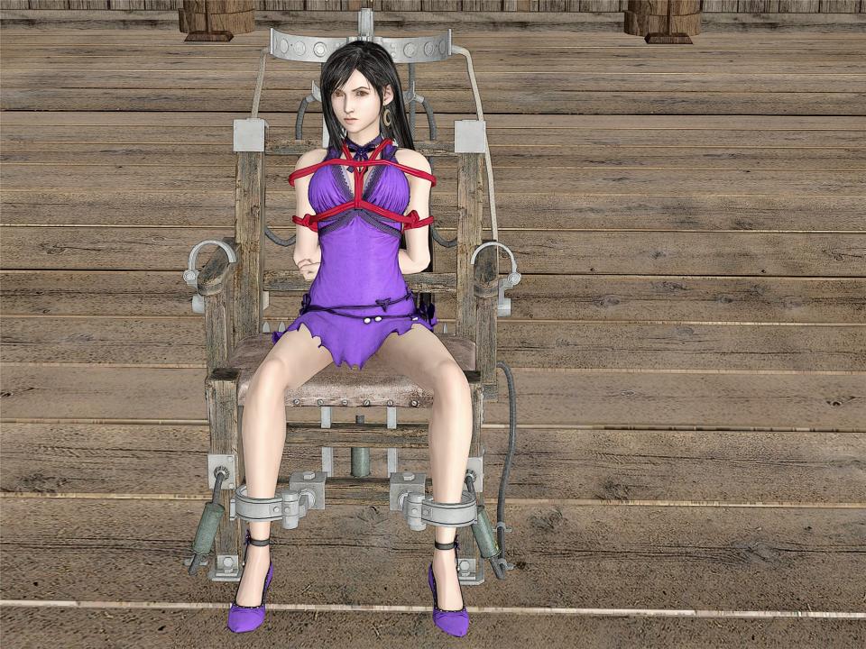 最终幻想蒂法被擒 - 更多的图请点击：https://www.fetisale.com/home.php?uid=261289 [High heel]