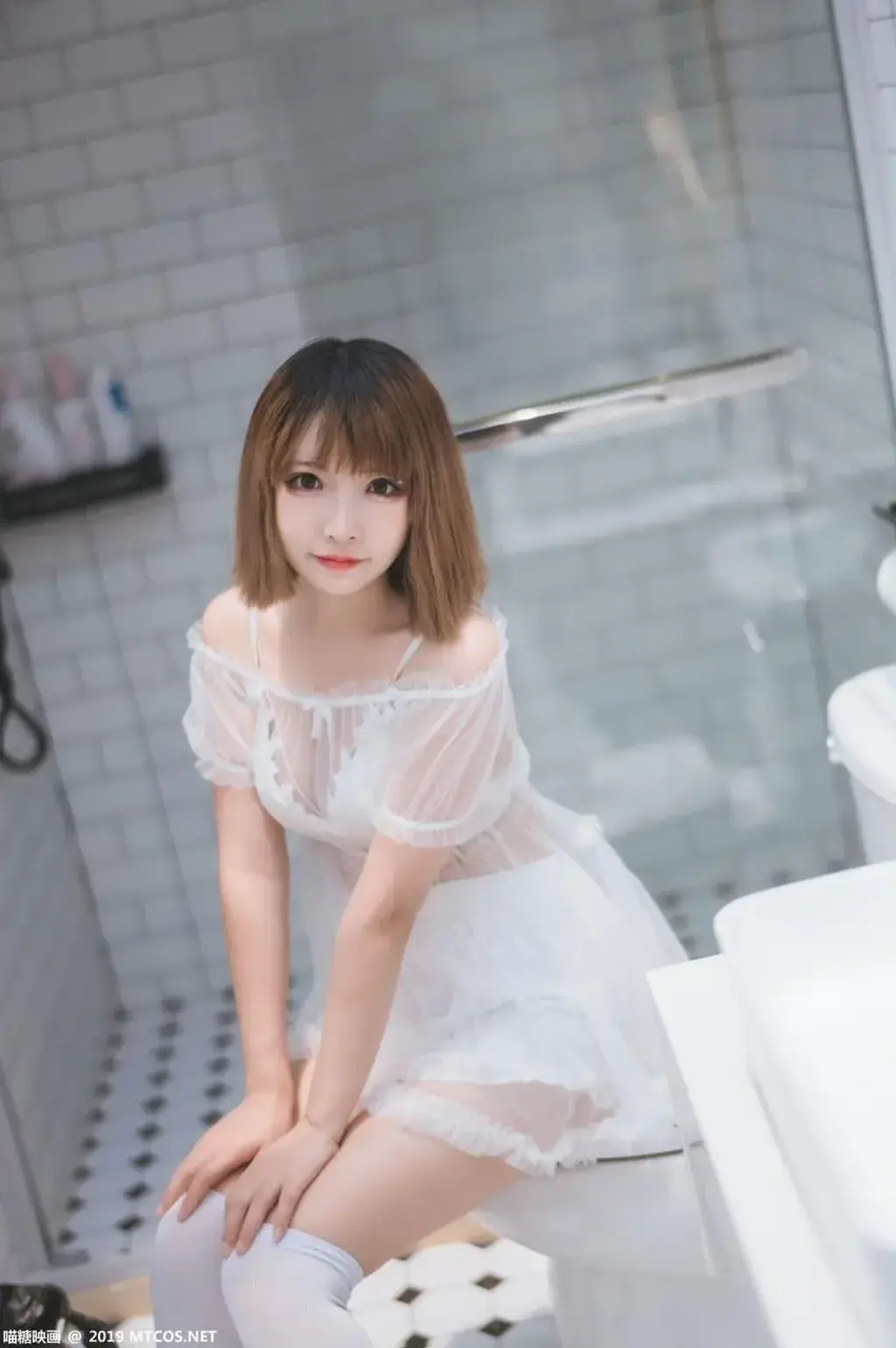 瞄糖映画 白丝美女写真集 - 瞄糖映画 白丝美女写真集 [白丝,中国女孩]