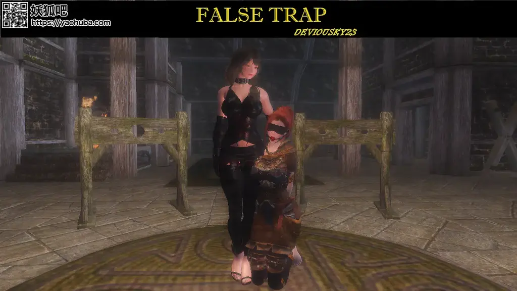 [DeviouSky23] [Skyrim/天际] False Trap - My new comic. Hope you enjoy [堵嘴,3D画]
