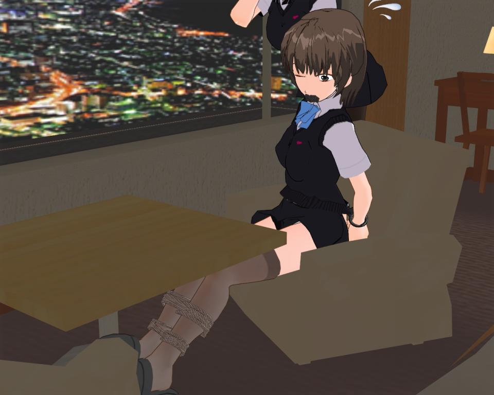 [bterm]レズの玩物.1 [丝袜,堵嘴,手铐,日本动漫,3D画,百合女同, 剧情向,恋足,连裤袜,足虐]