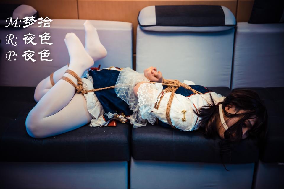 【原创】紧缚写真 - 21p LO服白雪姬日式+折腿缚 客户定拍