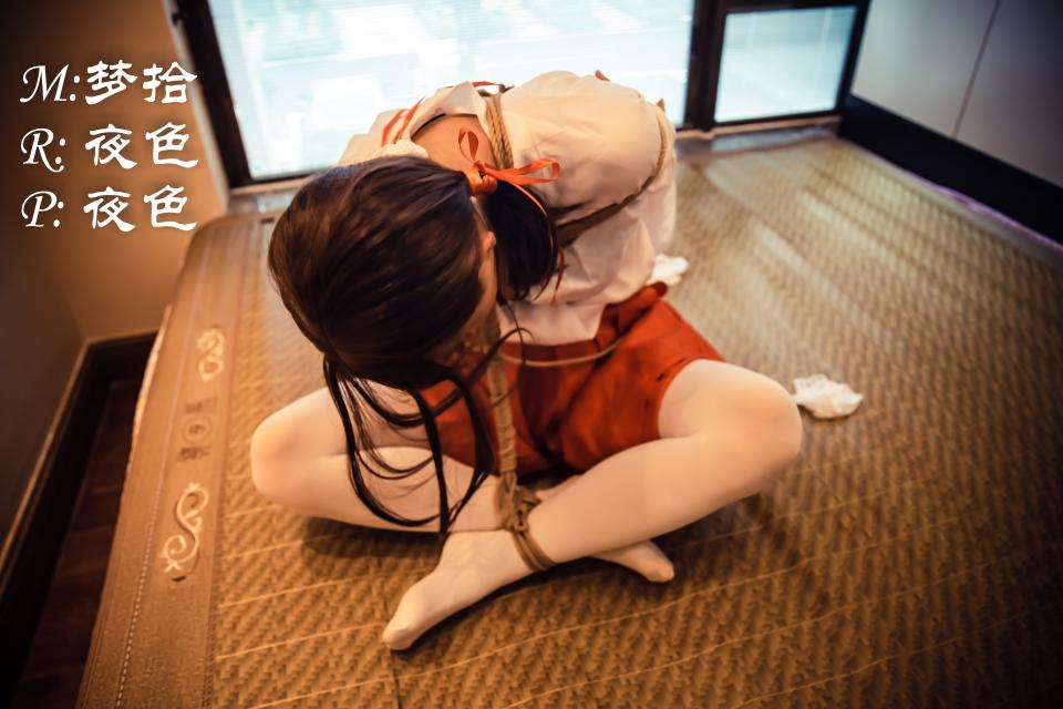 【原创】紧缚写真 - 20p 巫女日式+海老缚 客户定拍