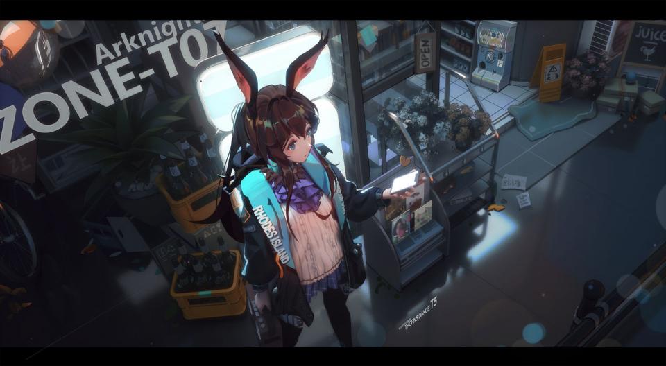 明日方舟，极致色彩。 - 可当壁纸。