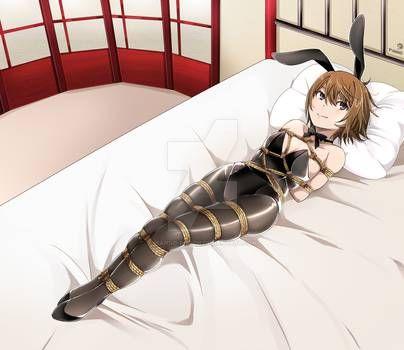 Bunny girl bondage [日式反绑,丝袜,动物（兔耳）,体操服,日本动漫,股绳,泳装（连体）]