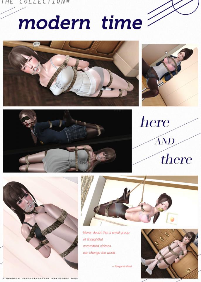 百合定制：姐妹劫案全集 [Pantyhose,Hogtie (Lying on stomach),Suspension ,Gag,3D CG,Blindfolded]