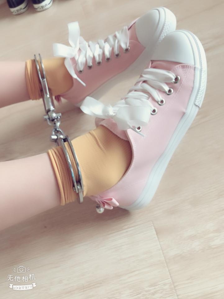 第三十一期 [Handcuff,Grey pantyhose,Anklet,Canvas shoe]