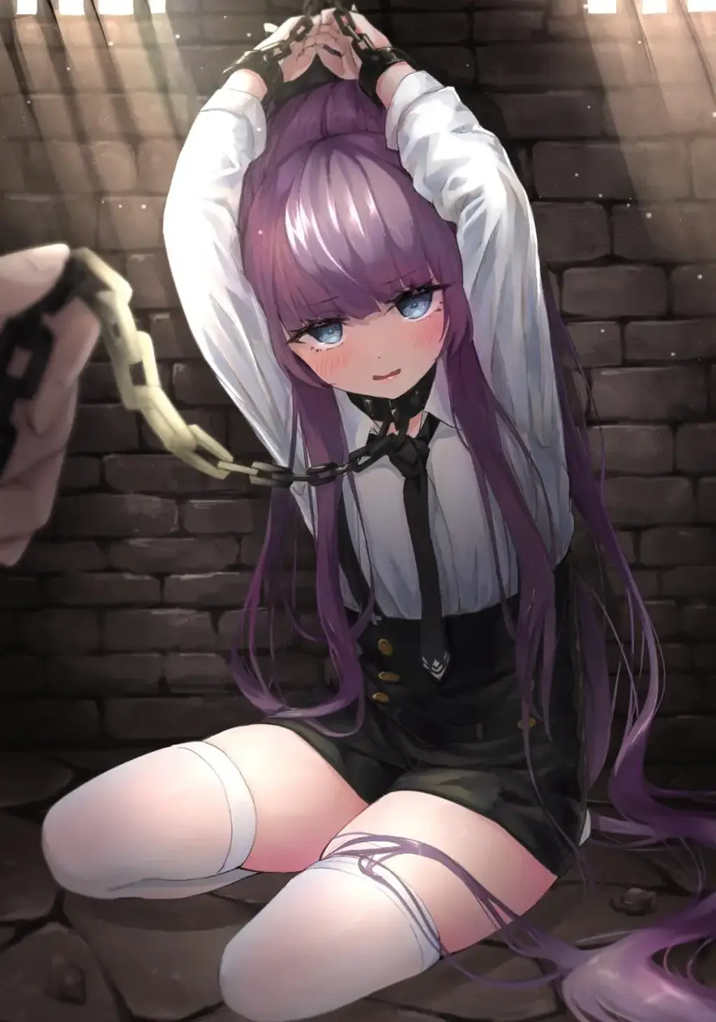 杂图搬运 第15期 - 啊？乖乖站好== [Suspension ,Japanese Anime,White Pantyhose,Chained up]