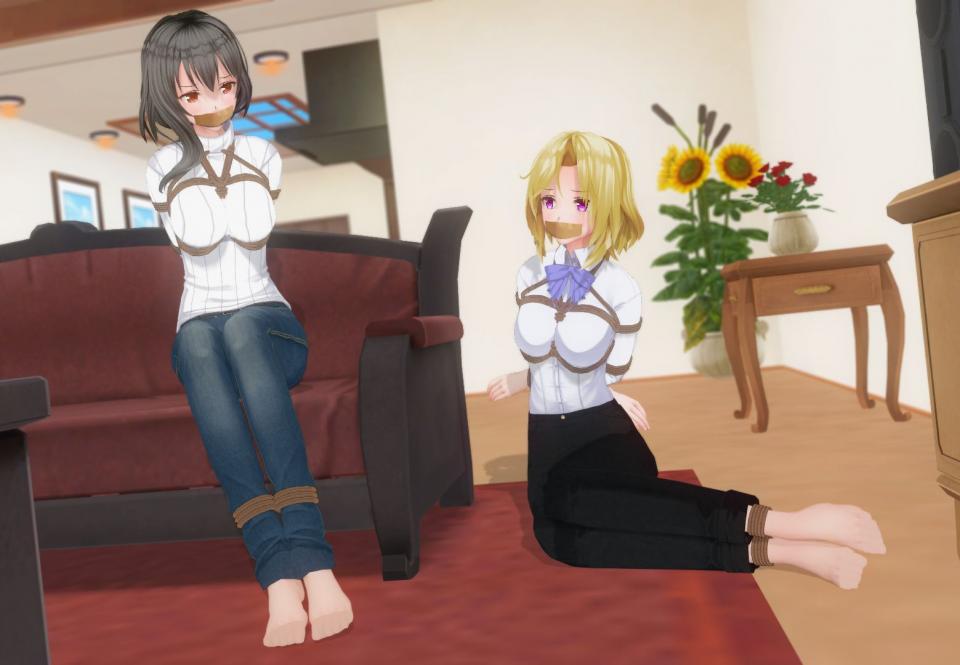 精典3 - 各种女孩被绑 [Gag,Japanese Female,Japanese Anime,3D CG,tape bondage]