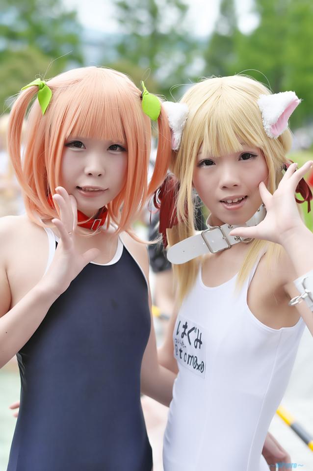 猫耳死库水少女 [泳衣,猫耳,COSPLAY,日本美女]