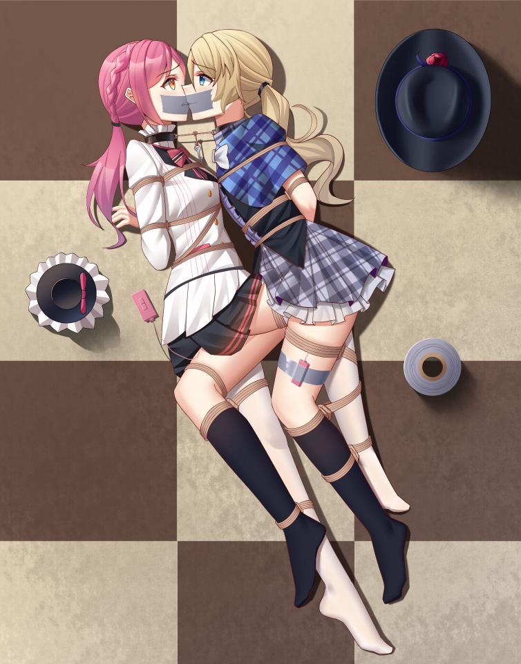 p站搬运2 - 赚点金币 [Pantyhose,Gag,Japanese Anime,White Pantyhose,Stockings,Pocket Vibrator,Lesbian]
