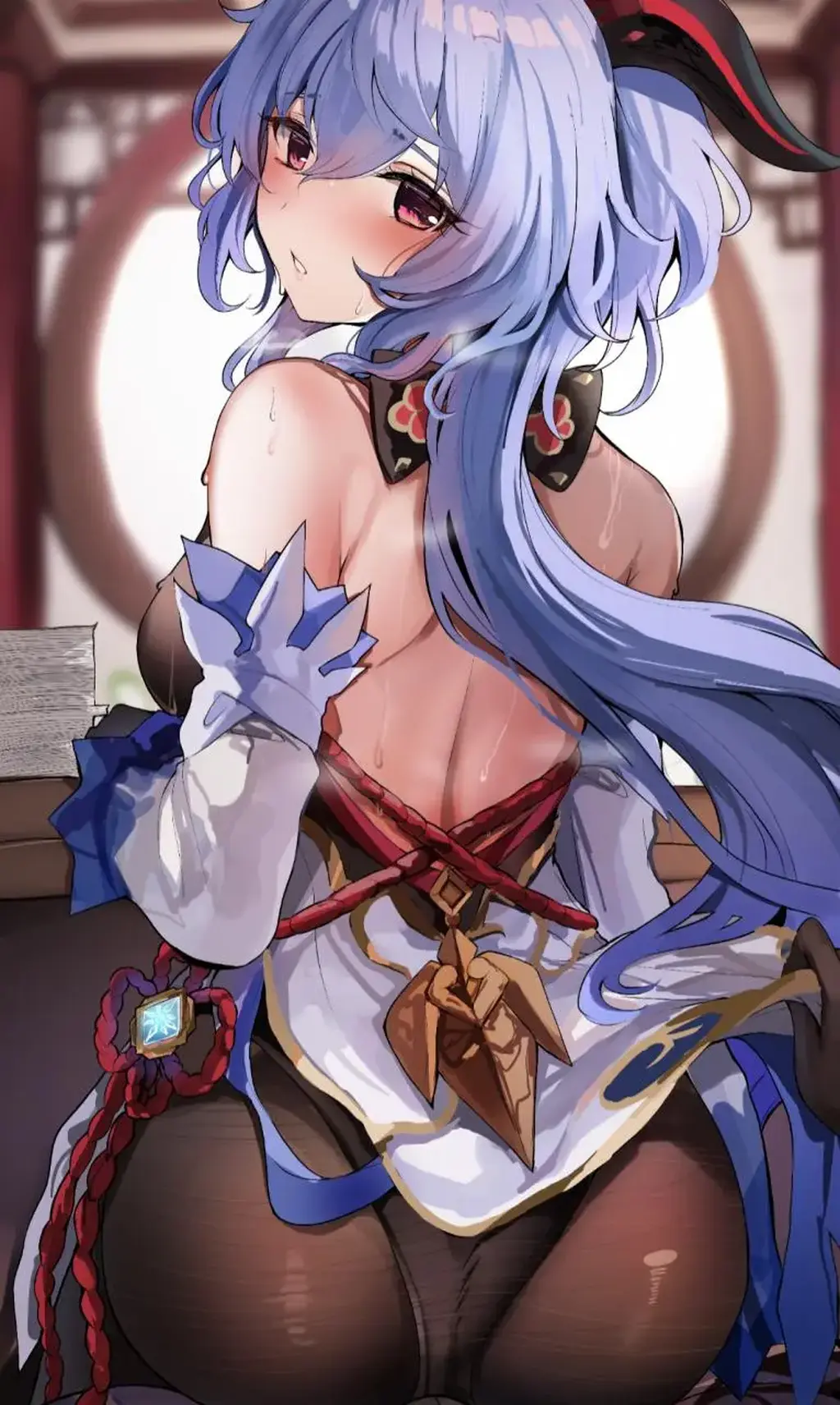 杂图搬运 第51期 - 像这样的图我一般都是点个收藏再走QVQ [Pantyhose,Chinese Anime,Ganyu]