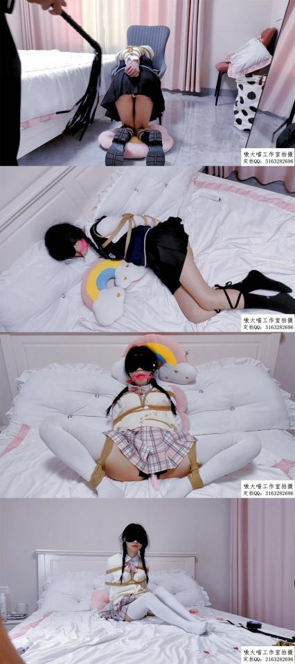 【嗷大喵工作室】-《韩式校服调教》-纯欲系风格+欧式直臂+趴下抽打屁股+口球+趴着棒棒刺激+放置在床+日式紧缚+M开腿+快乐棒塞入+棒棒刺激双重折磨+手指塞入+紧缚驷马挣扎+驷马被踩踏等等 【嗷大喵工作室】-《韩式校服调教》-纯欲系风格 欧式直臂 趴下抽打屁股 口球 趴着棒棒刺激 放置在床 日式紧缚 M开腿 快乐棒塞入 棒棒刺激双重折磨 手指塞入 紧缚驷马挣扎 驷马被踩踏等等<br>解压密码：aodamiao，双重密码均是这个！<br>个别用户压缩包无法解压请下载：360压缩 软件进行解压，因为我是用360压缩软件进行生成的压缩包，此软件百分百解压！<br>拍摄：嗷大喵工作室<br>出镜：柯柯<br>有兴趣的朋友也可以提供服装给工作室以便于视频拍摄<br>有兴趣的联系定拍<br>嗷大喵工作室<br>定拍qq：3163282696<br>视频尺寸：1920*1080
