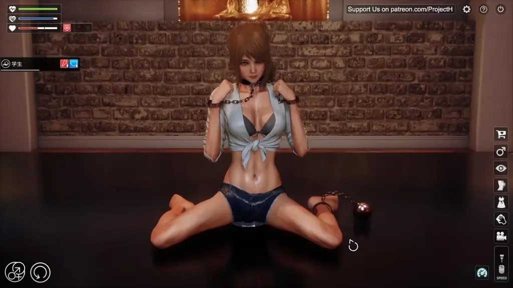 【艾丽卡的个人展览】 上 - 使用软件堕落玩偶Fallen Doll  虚幻4引擎（这引擎老nb了，电脑开多少运行就占多少内存，麻了==）
