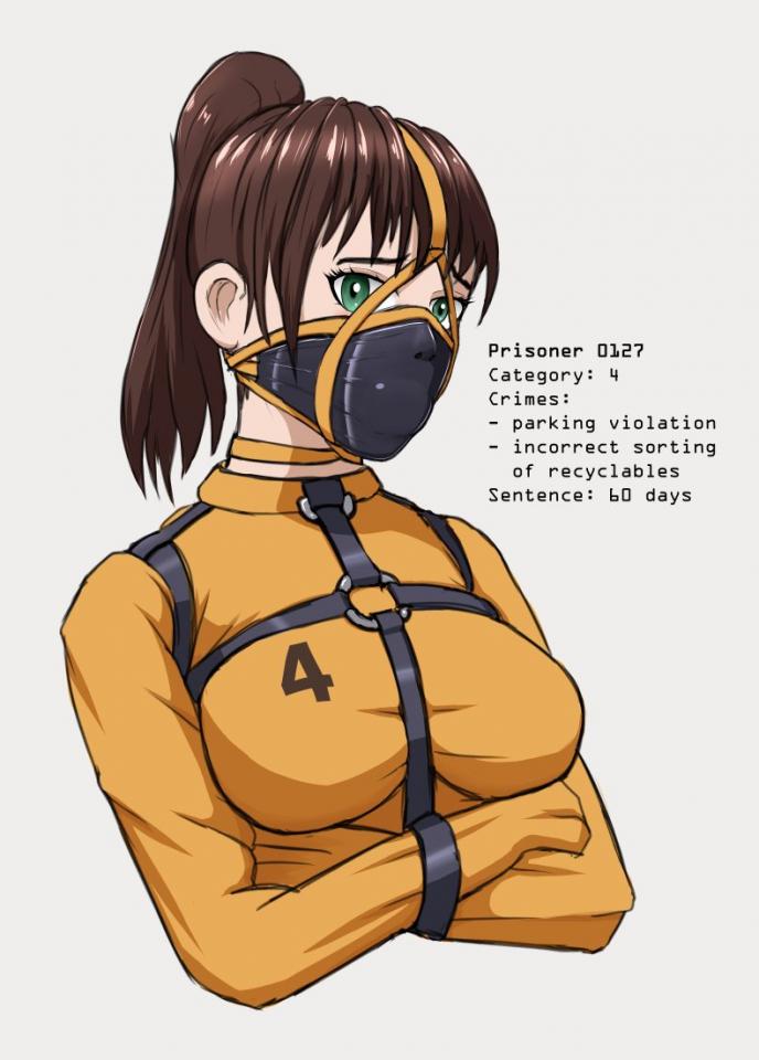  [Gag,Japanese Anime,Strait jacket,Western Anime]