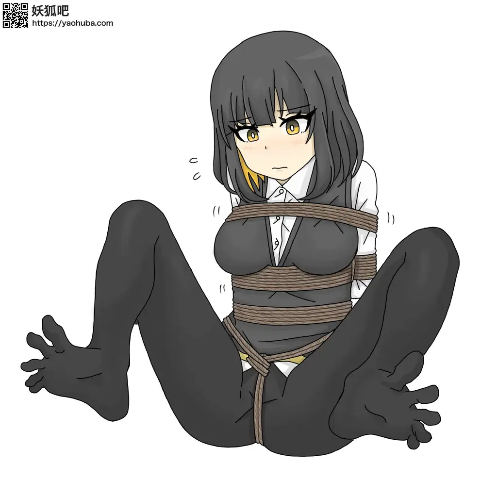 p [Pantyhose,Crotch rope tie]
