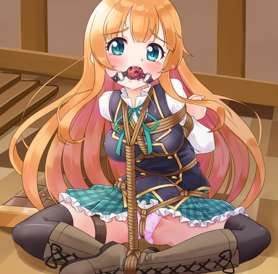 动漫捆绑杂图分享 [Boxtie,Sailor suit,Tortoise shell tie,Gag,Shrimp tie,Japanese Anime,Over the knee boots]