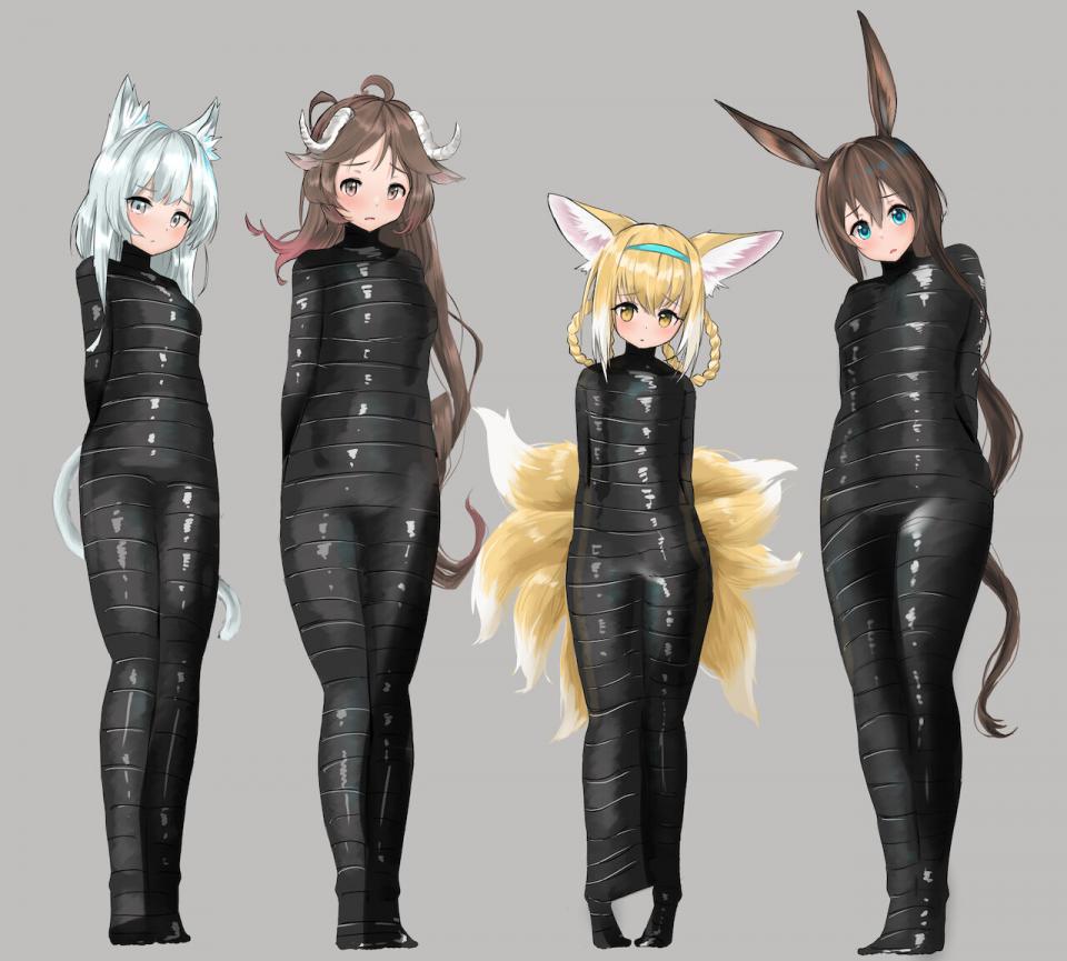 pixivi杂图收藏 [日本动漫,胶带,铃兰,阿米娅,迷迭香]