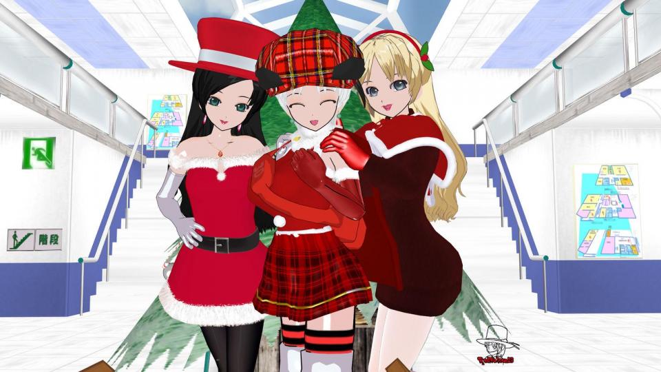 很多女生228 [Xmas costume,Japanese Anime,3D CG]