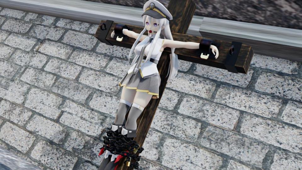 girl trial on the cross - first time experience [十字架,包裹,日常（连衣裙）]