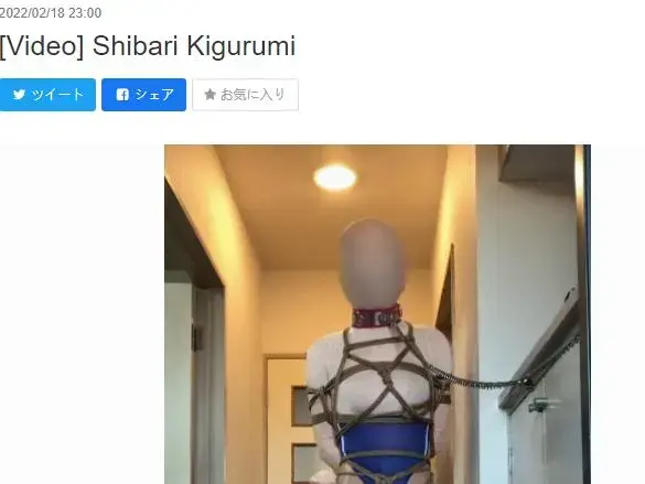 JOHNNY [Video] Shibari Kigurumi <span style='color:#b0b0b0;'>[隐藏文字，购买后可见]</span><br>着ぐるみファンティアR18 (仮) (JOHNNY)<br>2.19最新作品