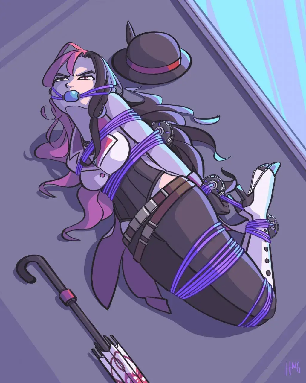 RWBY Collab Picture Pack - artist : tiedtiki [日式反绑,驷马（俯卧）,堵嘴,日本动漫,口球]