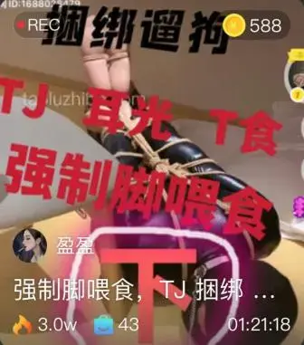 强制脚喂食，TJ捆绑TJ。耳光 强制脚喂食，TJ捆绑TJ。耳光<br>创作;【盈盈】<br>描述;【盈盈】五花大绑暗黑囚禁狗奴,美女捆绑调教女装大佬，喜欢的请大家多多支持一下吧