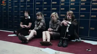 Clark S01E04 Scene in the series. Multiple bound and gagged women