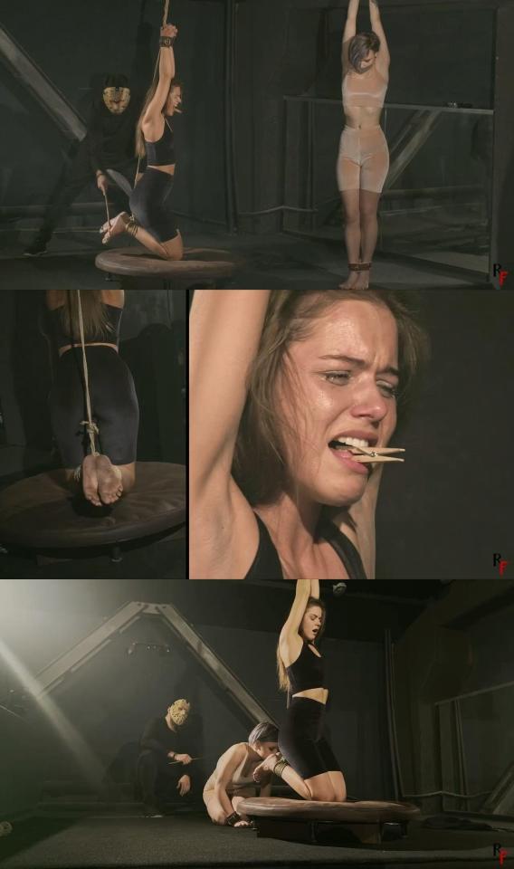 RussianFetish: BASTINADO THEATRE - starring Leya and Astrid (FULL HD MP4) This is the first time we've tried this...<br><br>Live performance for the audience, captured a few cameras.<br>The program includes:<br>- Beautiful Leya is bound on her knees on the turntable<br>- Her hands tied in the air above her head<br>- Her feet are tied and connected to the hook above her head<br>- Slightly dirty feet<br>- Clothespin on the tongue for the whole time<br><br>Gorgeous Astrid is also here - standing on the stage, her mouth is gagged with tape and she is pulled up by her hands to the ceiling with fixed wrists and ankles, standing on her tiptoes. Astrid has to watch Leya's punishment.<br><br>At first, Leya will be whipped with only a bullwhip and a cane on her feet in that position. Then I left her in that position for some time, letting the turntable show Leya to the crowd from all the sides.<br>Then, I put a dice on each of her soles. If she drops one dice during those time, she receives ten additional hard strokes in a row x the number of the dice roll on the floor. If she drops both it's the sum of the dices x ten.<br><br>In the end, I release Astrid and make her kiss and lick Leya's dirty feet.<br>All the action takes place under periodic applause from the audience.<br><br>Continuous action was filmed with four cameras.<br><br>Welcome to the show!<br><br>Leya and Astrid are open to custom requests. Feel free to drop us a mail!<br><br>More clips with Leya:<br>Leya on tiptoes - Sensual bastinado to tears (FULL HD MP4)<br>Leya the witch - Bastinado inquisition (FULL HD MP4)<br>Leya in complete PVC mummification with big ballgag receives foot tickling and bastinado (FULL HD MP4)<br>Bastinado and fire or Leya the witch's remorse (FULL HD MP4)<br>Squat challenge - Leya (FULL HD MP4)<br><br>More clips with Astrid:<br>Astrid's predicament - Bastinado dice game (FULL HD MP4)<br>Bastinado and foot torment for Astrid in mummification (FULL HD MP4)<br>Agent Astrid blew a mission and got into bastinado trap - Suspended and caned (FULL HD MP4)<br>Interrogation of Astrid with tight bondage, bastinado and huge gags   Interview (FULL HD MP4)<br>The Inquisitor - Astrid's repentance (FULL HD MP4)<br><br>Category: BASTINADO<br>Related Categories: PUBLIC HUMILIATION, FOOT WORSHIP, TAPEGAGGED, BAREFOOT, BONDAGE.<br>Keywords: custom clip by john, f/f feet foot worship, no nudity, foot feet soles whip, clothespin on tongue, bullwhip single tail whip, tongue fetish, soles feet caning, next door, public bastinado, public bondage bdsm, m/f bastinado falaka, astrid, leya, bondage, rope bondage, shibaru, suspension, belts, bedtie, hogtied, tight bondage, strict bondage, bound elbows, struggling, ballgagged, helpless.<br>类别：巴斯蒂纳多<br>相关类别：当众羞辱、足部崇拜、绑腿、赤脚、束缚。<br>关键词：john 定制剪辑，f/f 脚崇拜，无裸露，脚底鞭子，舌头上的衣夹，牛鞭单尾鞭，舌头恋物癖，鞋底鞭刑，隔壁，公共 bastinado，公共束缚 bdsm，m/ f bastinado falaka, astrid, leya, 束缚, 绳索束缚, shibaru, 悬挂, 腰带, bedtie, hogtied, 紧束缚, 严格束缚, 束缚肘部, 挣扎, ballgagged, 无助。