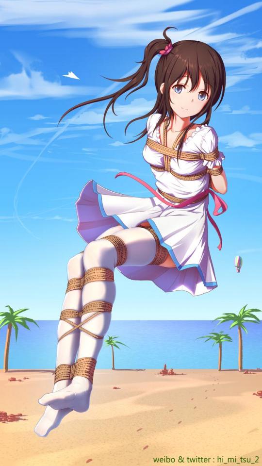 二次元 [白丝,股绳]