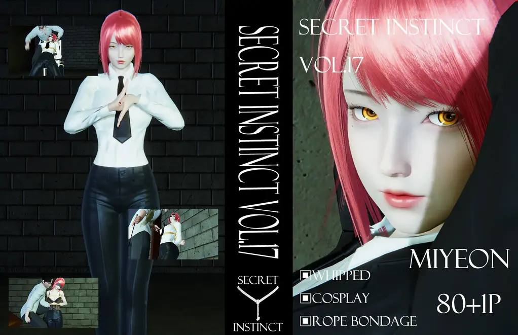 SECRET INSTINCT Vol.17 Miyeon,s COSPLAY! [日式反绑,职业（正装领带）,堵嘴,眼罩/蒙眼,按摩棒,失禁,震动棒,长裤]