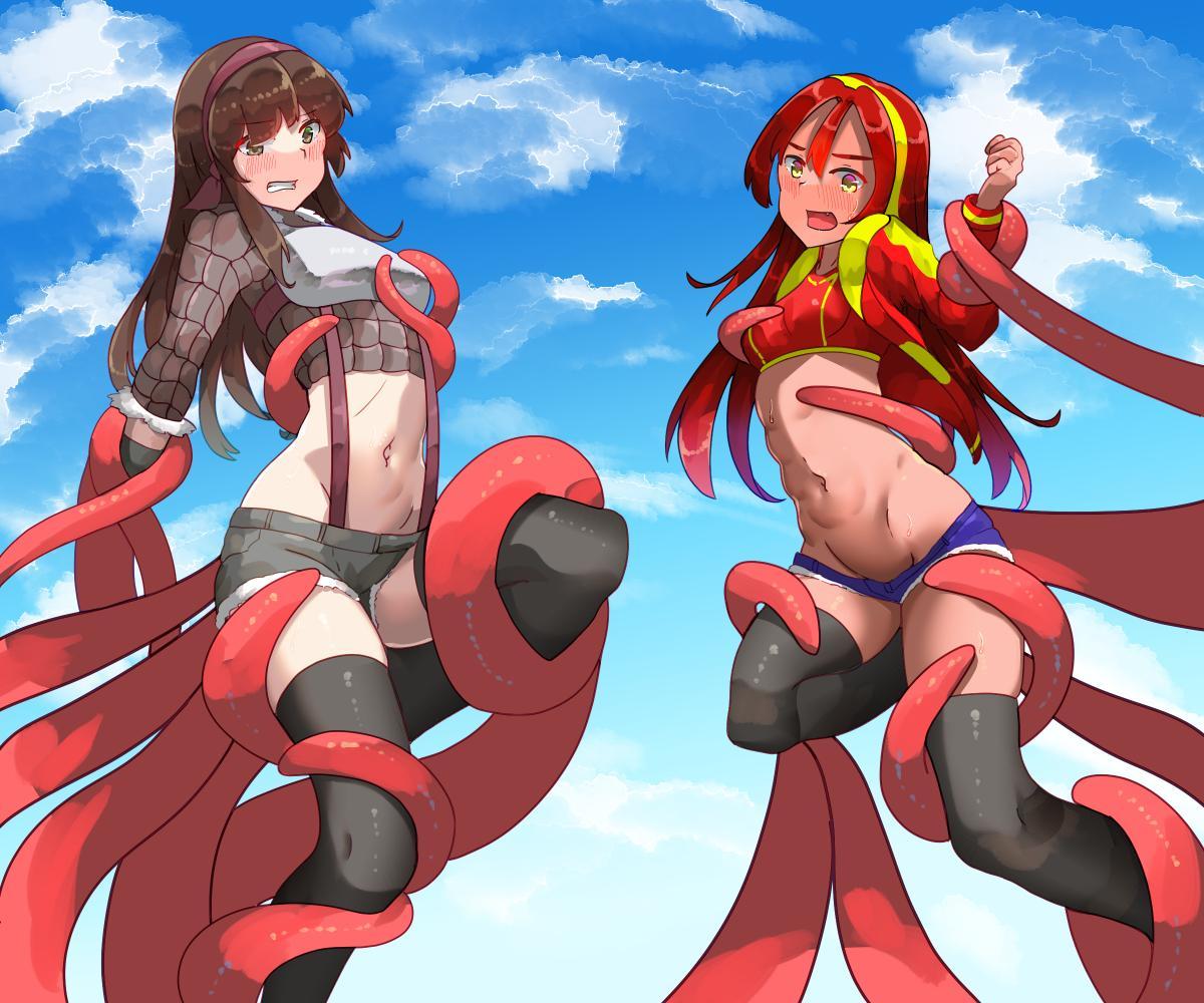 TK调教作品搬运（22） - 画师：bakaSPLilzy [Tickling,Ab cruncher]