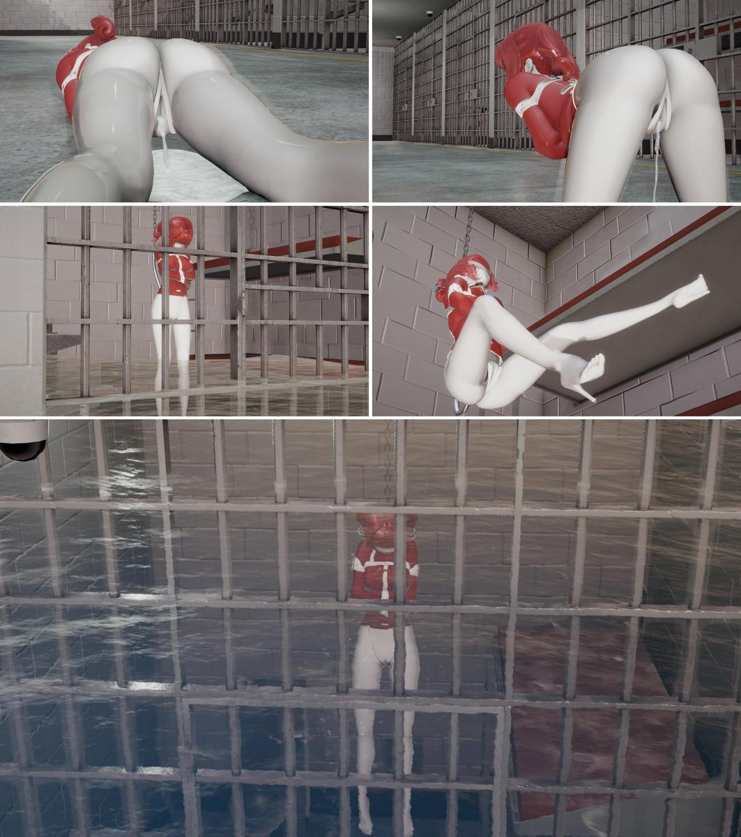 【胧月工坊】乳胶惊魂3 拘束服 囚禁 调教 紧身衣 堵嘴 全头面罩 眼罩 水刑 RBQ 人形 粘液 中文剧情向 - 少女完成了第一关的游戏，现在该完成最后一关了，赢了获得自由，输了失去自由 [木乃伊/全包,电击,昏迷,失禁, 剧情向,绑架,呼吸抑制]