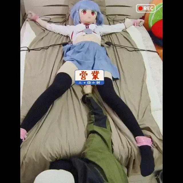 天天的大字自缚（紧到五马分尸的一次，真的太紧了） 这次是有史以来天天最紧的一次大字自缚，不只是四肢固定的死死的，腰部也被紧紧的固定在两侧，连扭腰都做不到，甚至手上的绳子解开都没法起身。<br>因为有工具人泳泳，天天就没用定时锁，一狠心把手腕拉到最紧，这样我就根本没有任何可能靠着自己的力量解开了。<br>然后过分的事情来了，说好的工具人用震洞棒帮天天瑟瑟，结果泳泳就把震洞棒往床上一扔，让我自己夹住，然后就出去了！混蛋，怎么可能夹得住啊！两条腿都得强行掰开了！<br>扔下震洞棒后工具人就跑去另一个卧室玩手机了，一个人被扔下超级慌，因为这次的真的是一点自己解开的可能都没有，被放置了好久，工具人终于回来了。<br>本以为终于要开始玩了，结果把我手脚的绳子来了一发超级加固，本来就是历次最紧的了，这下简直像是五马分尸，做完这些，工具人又溜了，太可恶了！<br>一直到最后的几分钟才回来，回来之后就开始强高，更过分的是还拿震洞棒顶着我后面，那里根本没有开发过啊！足足强高了六七分钟，最后我就像是通电青蛙那样，只会一下下的蹬腿了（被绑的那么紧也只能蹬腿了）<br>最后还是欢迎大家去看天天其他的作品，搜索【天天的】三个字就可以找到了<br>解压码：<span style='color:#b0b0b0;'>[隐藏文字，购买后可见]</span><br>把后缀名改成rar就可以解压了，不要在线解压<br>提取码：<span style='color:#b0b0b0;'>[隐藏文字，购买后可见]</span>