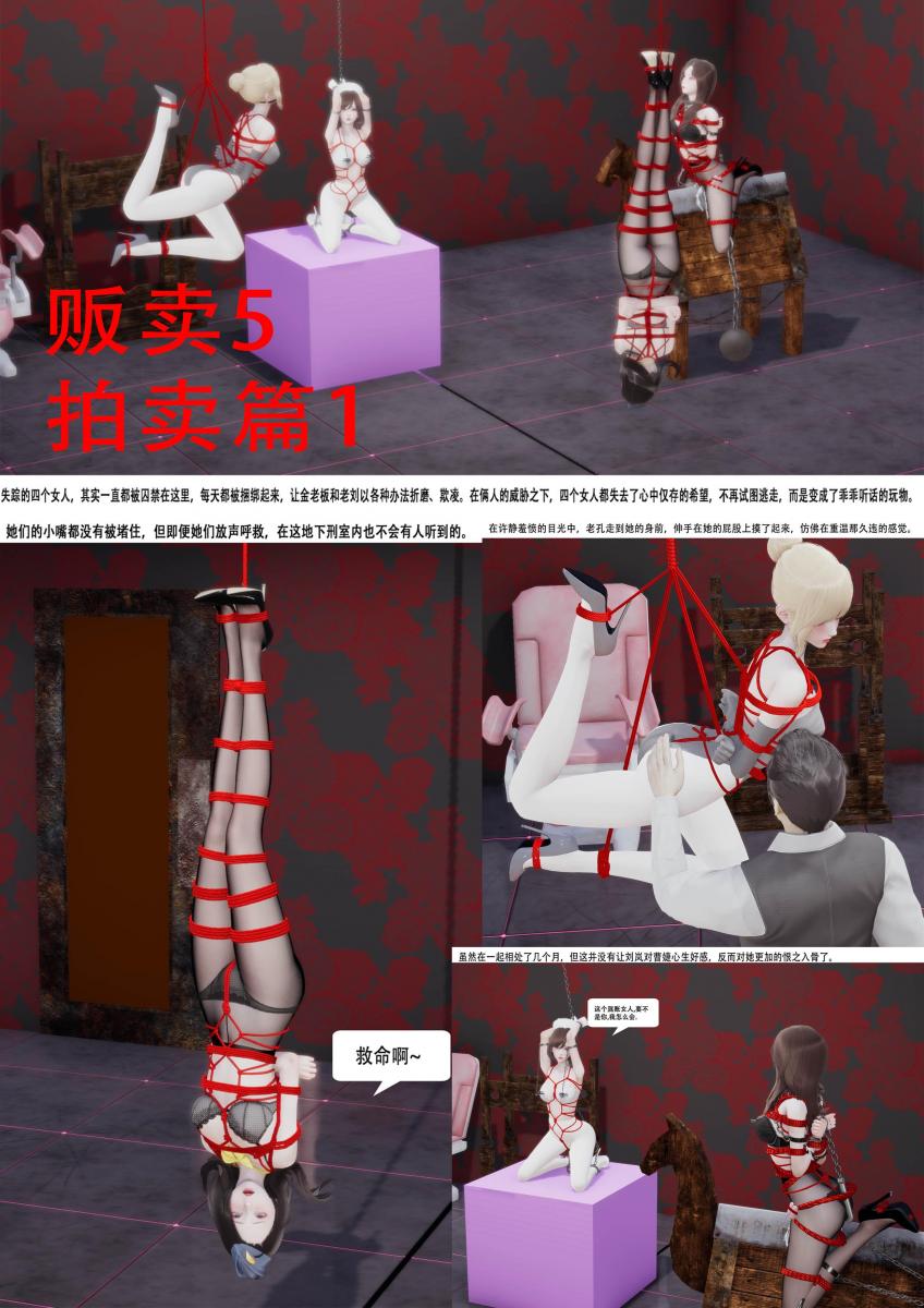 贩卖5 拍卖篇1 [丝袜,吊缚,内衣秀,白丝,3D画,国产动漫, 剧情向,三角木马]