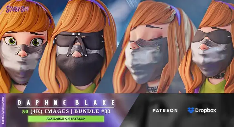 BUNDLE #23 - FROZEN - ELSA PAT(ALGOID)+BUNDLE #33  - SCOOBY DOO - DAPHNE BLAKE PAT(ALGOID) - 作者是Algoid